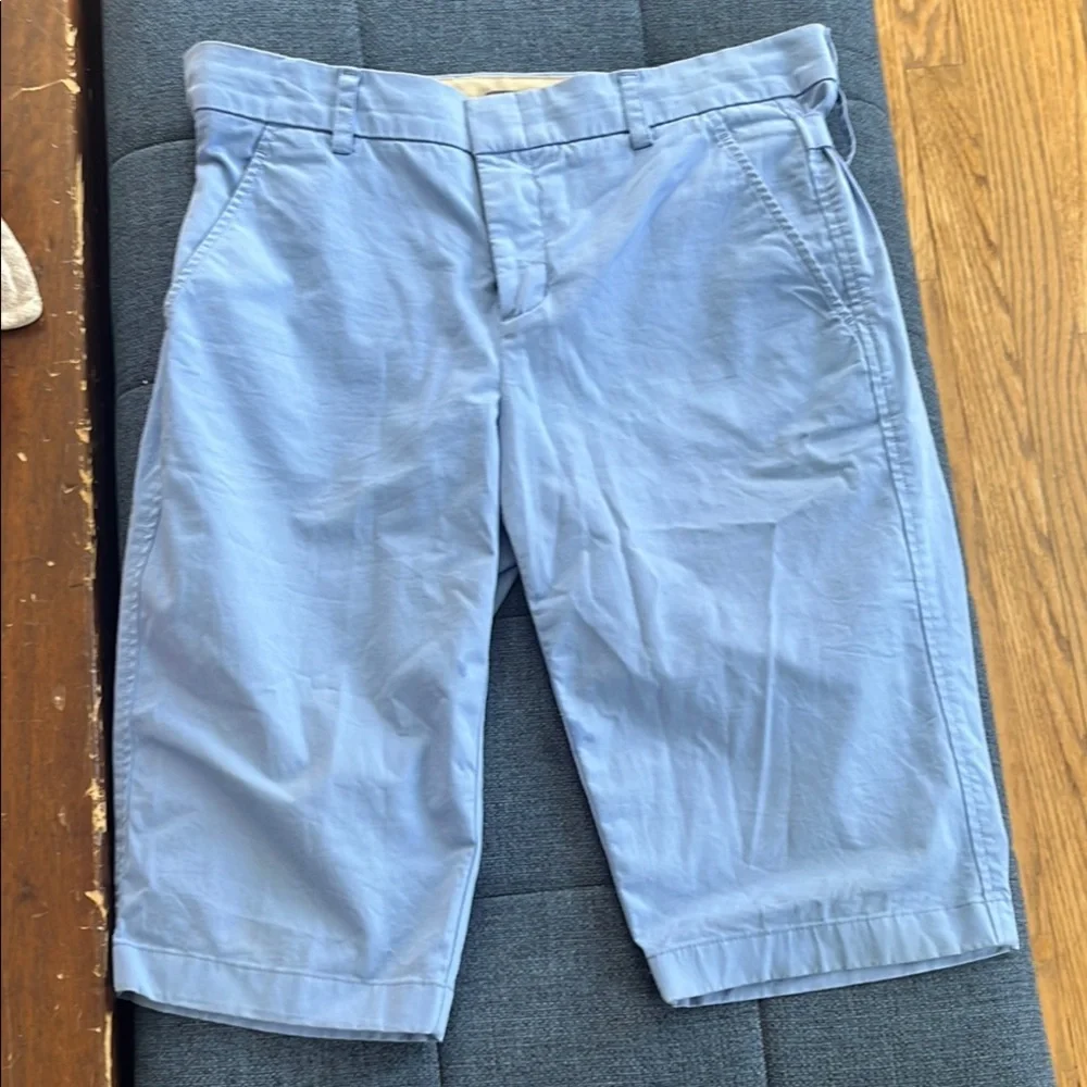 Vince Side Buckle Blue Bermuda Short - Picture 1 of 7